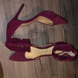 Sangria colored Jessica Simpson heels